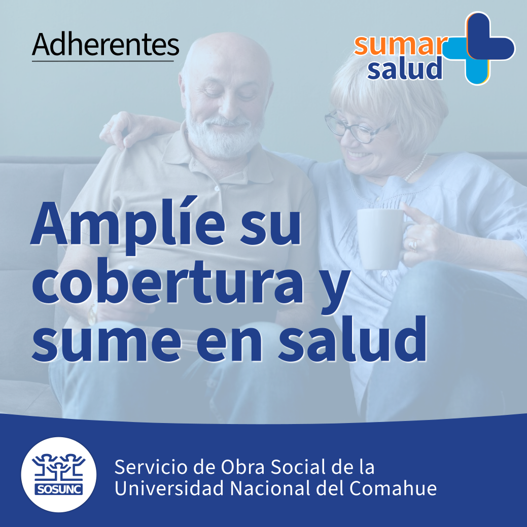 Amplíe su cobertura y sume en salud