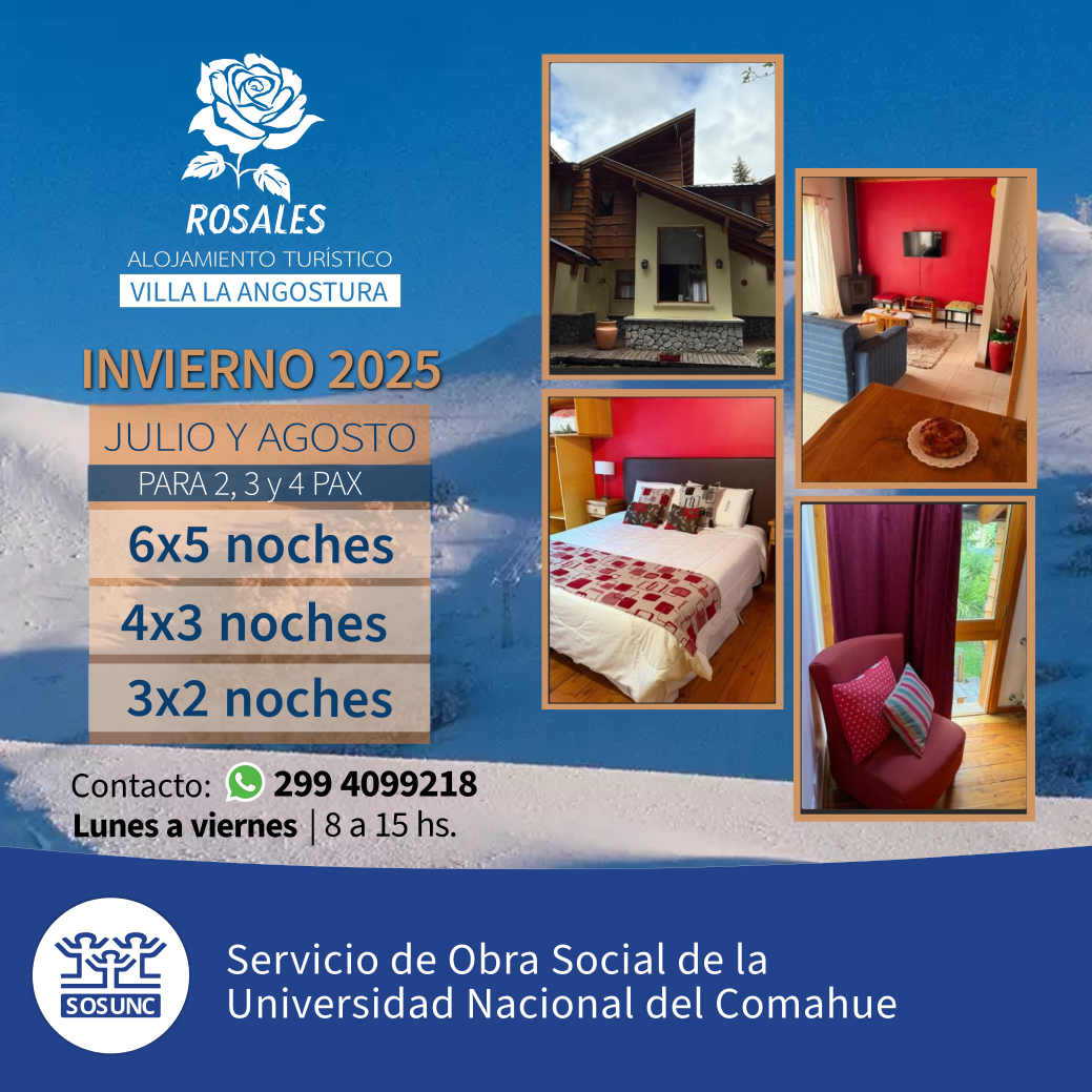 Villa La Angostura: promos para julio y agosto