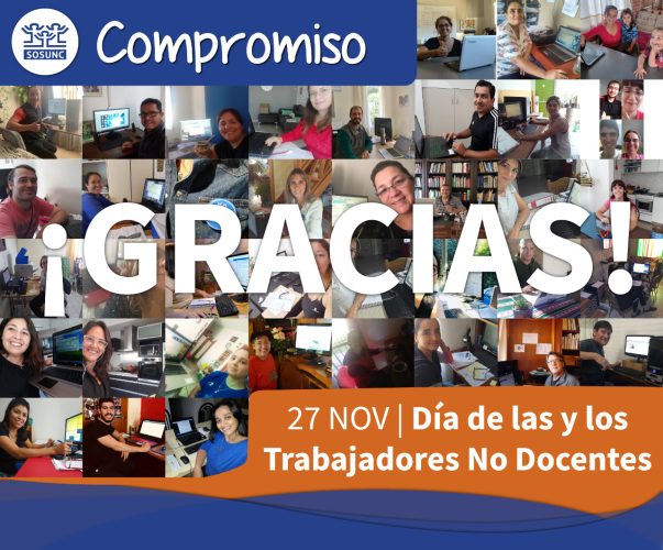 ¡Feliz Día de los y las Trabajadores No Docentes!