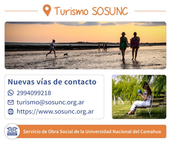 Turismo SOSUNC abre la atención al público