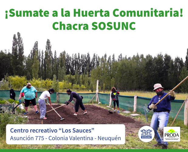 Participá del Proyecto de Huerta Comunitaria!