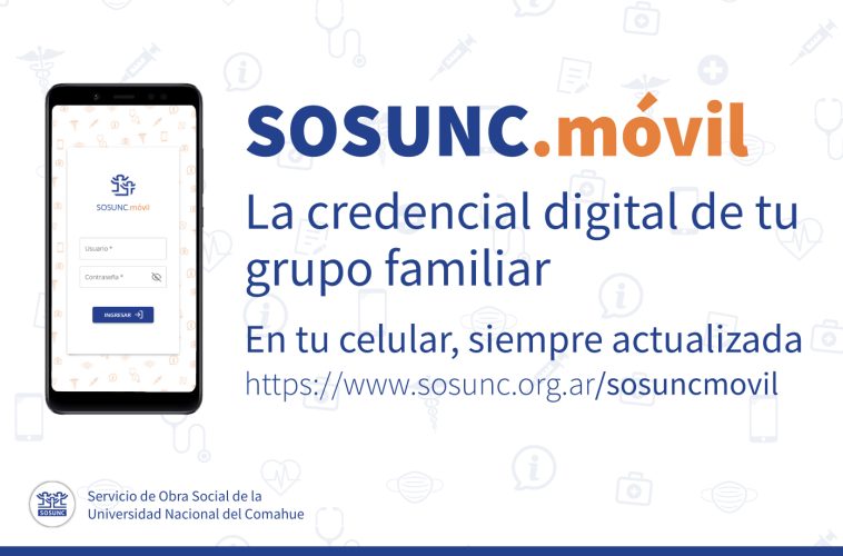 Sosunc.móvil: llevá tu obra social en el celular