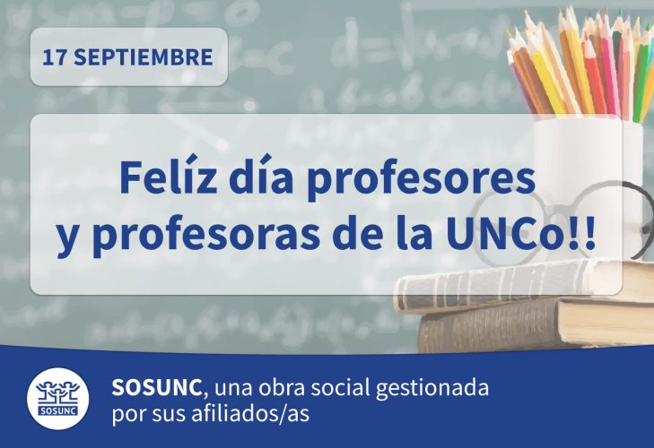 Felíz día profesores y profesoras de la UNCo!!