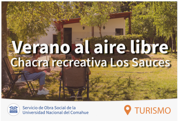 Un día distinto en la chacra recreativa Los Sauces