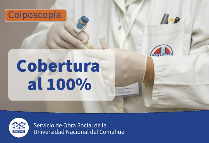 Colposcopía con cobertura al 100%