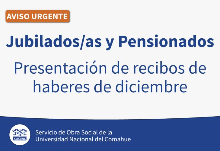 URGENTE: aportes de jubilaciones y pensiones