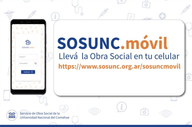 Sosunc.móvil, llevá tu obra social en el celular