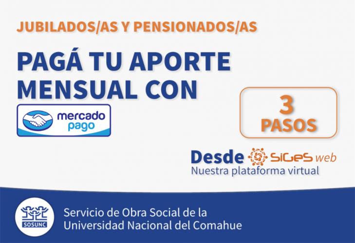 Adherentes: Pagá tu aporte por Mercado Pago