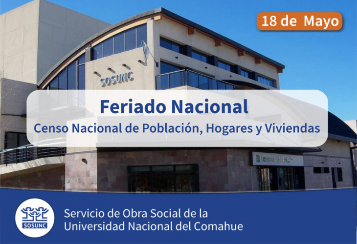 Feriado Nacional | 18 de Mayo