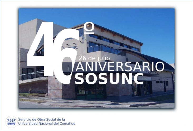 SOSUNC cumple 46 años