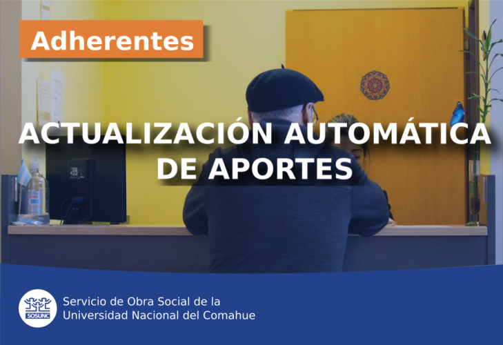 Adherentes | Actualización automática de aportes