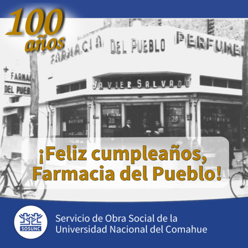 ¡Feliz cumpleaños, Farmacia del Pueblo!