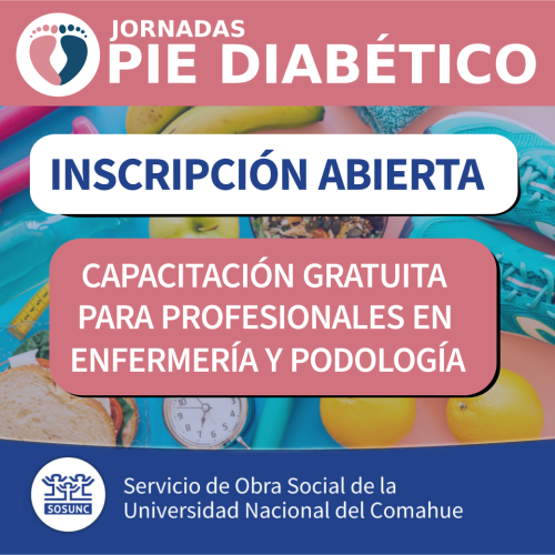 Jornadas Pie Diabético: reabrimos la inscripción