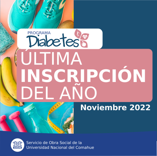 Diabetes | Última inscripción del año