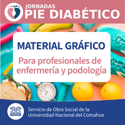 Jornadas Pie Diabético: material gráfico