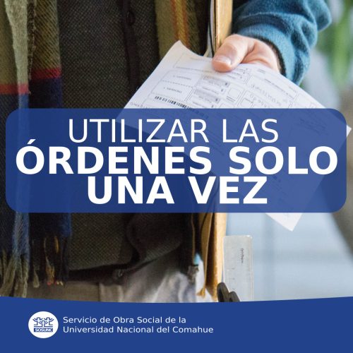 Utilizar las órdenes una sola vez