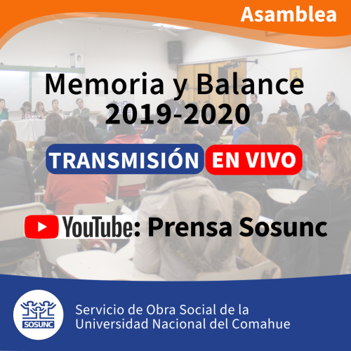 Asamblea General: transmisión por Youtube