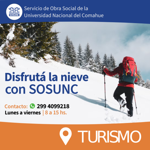 Disfrutá la nieve con SOSUNC