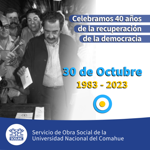 40 años de la recuperación de la democracia