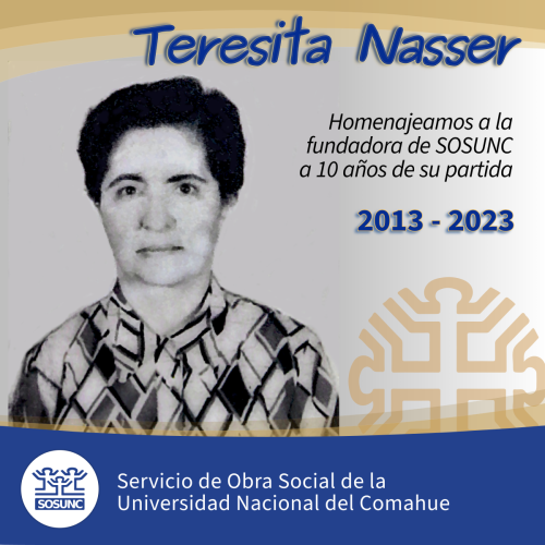 Teresita Nasser: homenaje a 10 años de su partida
