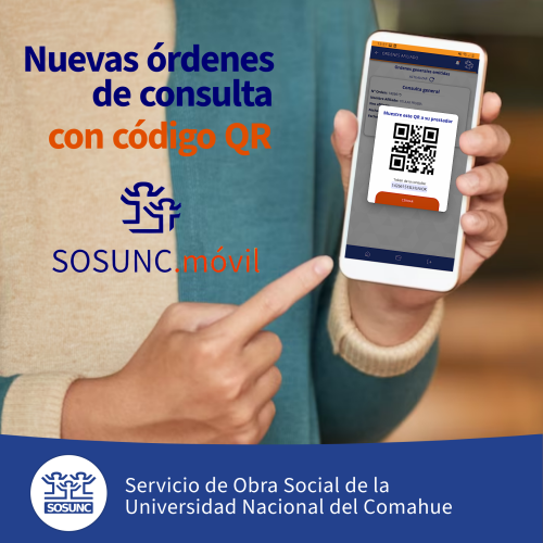 Nuevas órdenes de consulta con código QR