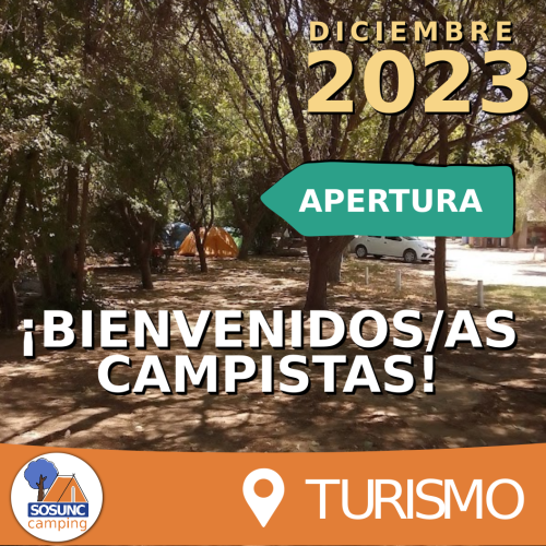 Abrimos el Camping en Las Grutas