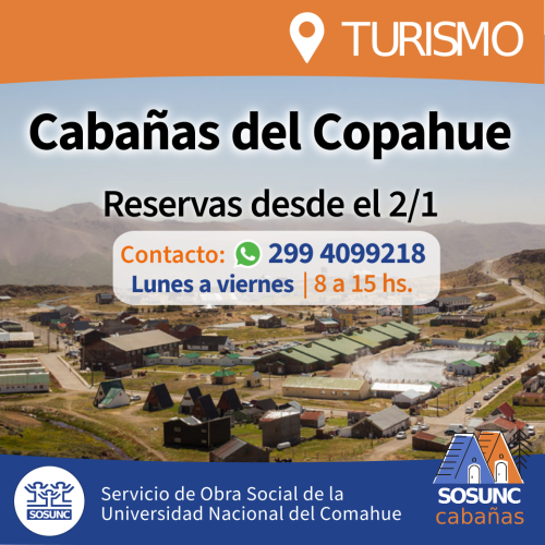 Cabañas del Copahue: hacé tu reserva 
