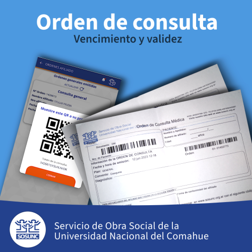 Orden de consulta: vencimiento y validez