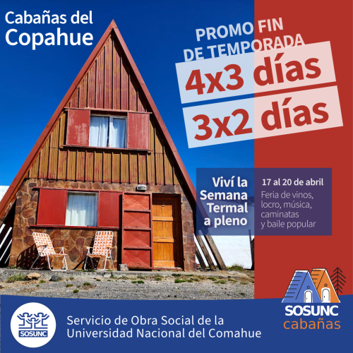 Copahue: Promos 3×2 y 4×3