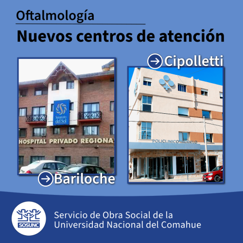 Nuevos centros de atención en oftalmología
