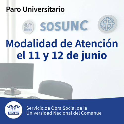 Paro Universitario: modalidad de atención