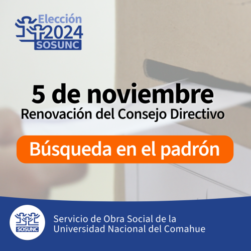 Elecciones 2024: búsqueda en el padrón