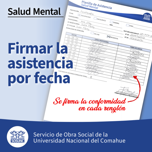 Firmar la  asistencia por fecha