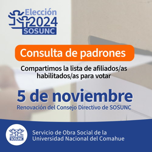 Elecciones 2024: consulta del padrón 