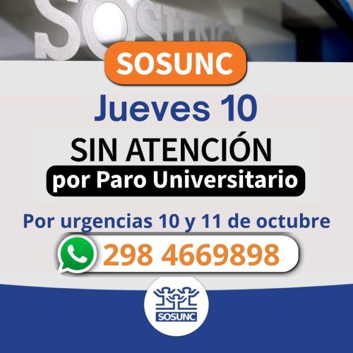 Paro y atención  de urgencias