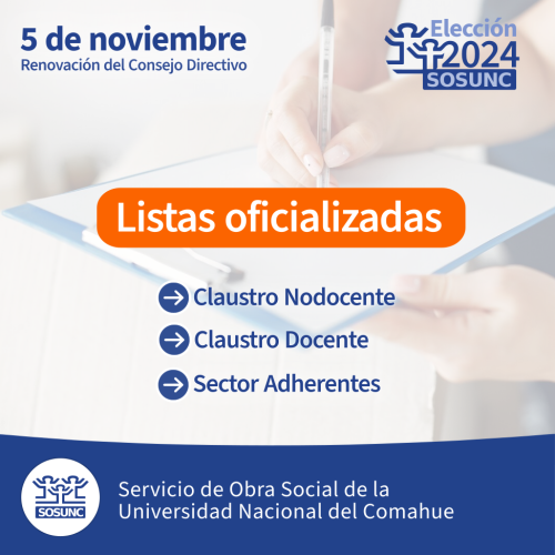 Elecciones 2024: listas oficializadas