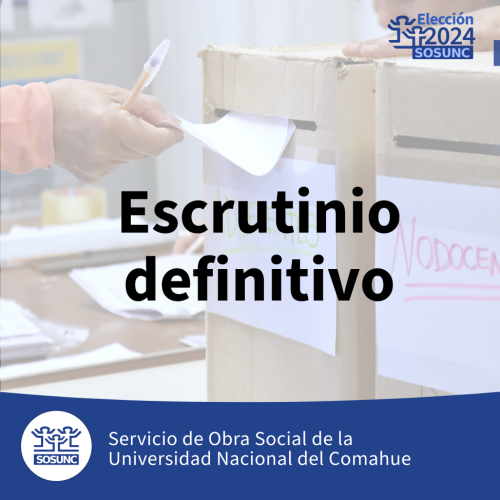 Elecciones en SOSUNC: resultados definitivos