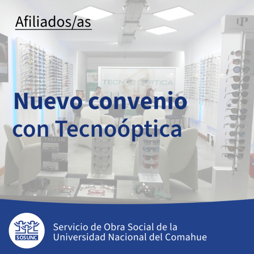 Nuevo convenio con Tecnoóptica