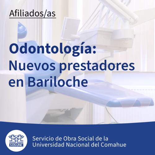 Odontología: tres nuevos prestadores en Bariloche