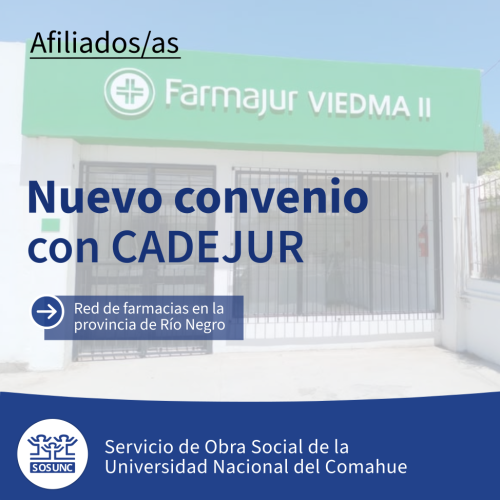 Nuevo Convenio con CADEJUR 