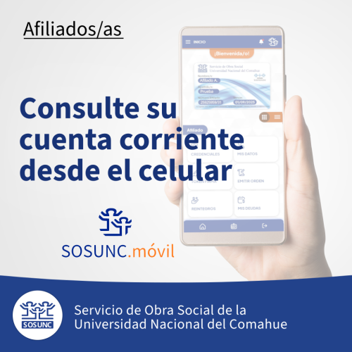 Consulte su cuenta corriente desde el celular
