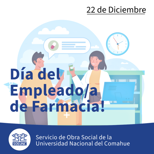 ¡Feliz día, empleados/as de farmacia!