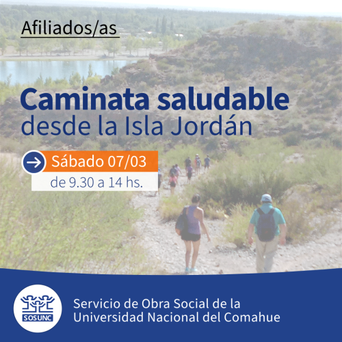 Caminata saludable desde la Isla Jordán