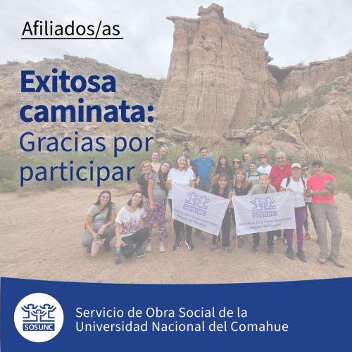 Exitosa caminata: gracias por participar